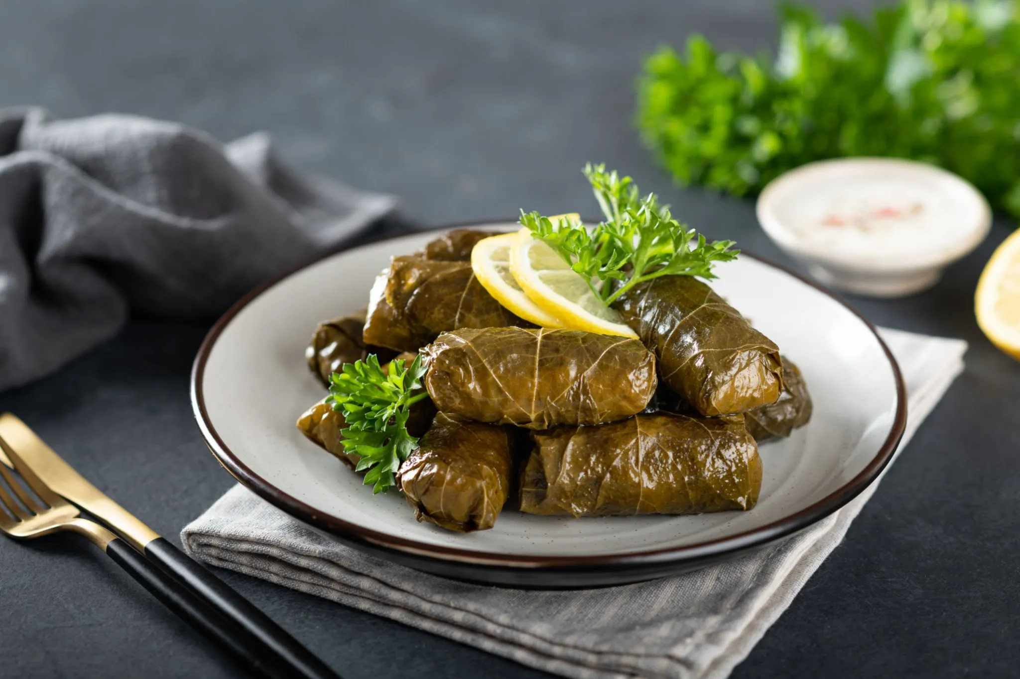 Stuffed Grape Leaves